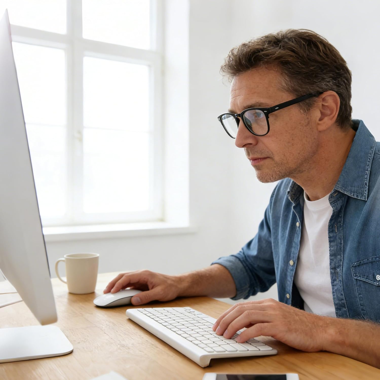 3 Pack Blue Light Blocking Glasses, Fashion Round Non-Prescription Computer Eyewear for Women and Men, Lightweight Anti-Blue Light Glasses for Work, Study & Gaming - Image 7