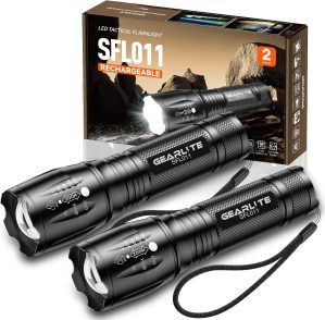 GEARLITE LED Torch Rechargeable 2Pa...