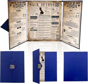 back in 1956 70th Birthday Gifts fo...