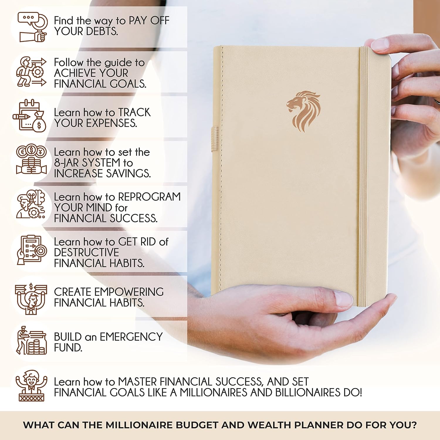 Financial Planner - Monthly Budget Planner & Monthly Bill Organizer | A 12-Month Journey to Financial Freedom | Bill Payment Tracker Organizer, Debt, Expense Tracker & Money Saving with Pockets - Image 3