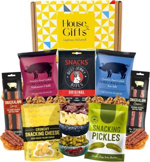 Savoury Snacks Hamper Gift Set with...