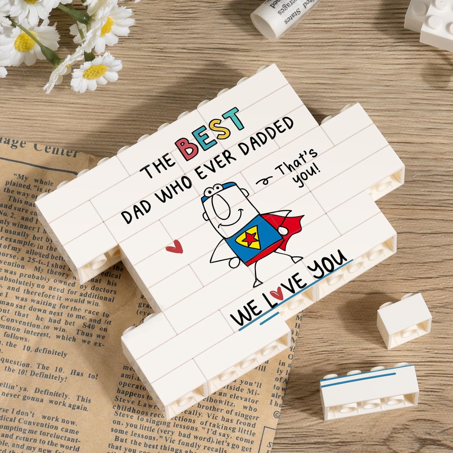 Dad Birthday Gifts - Daddy Plaque, Funny Dad Gifts for Dads Birthday Valentines Father Day Christmas, Ideas, Unique Daddy Card for Papa - Image 2