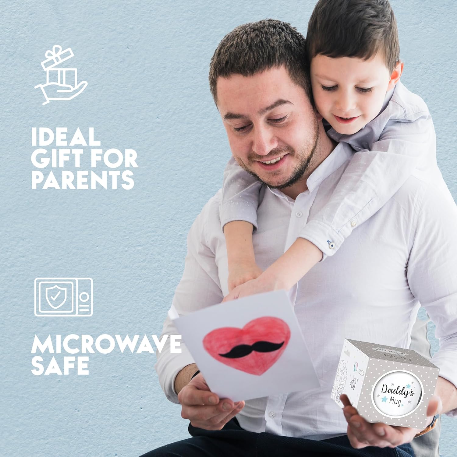 New Parents Set of 2 Mummy and Daddy Mugs - Gifts for Mum and Dad - Christmas Decision Coin for Parents - Image 4