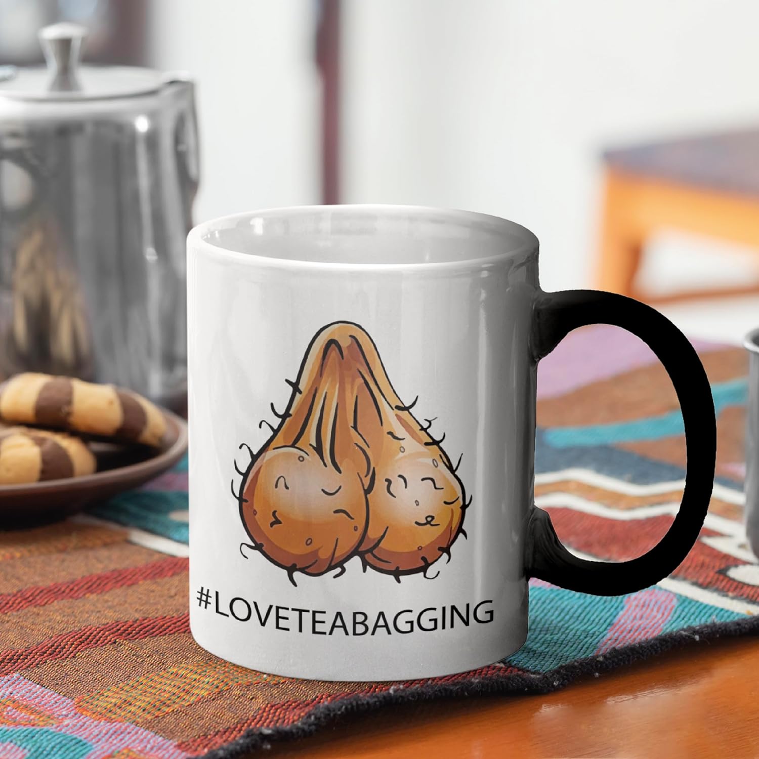 UCG #LOVETEABAGGING Funny/Rude Heat Colour Magic Changing Mug - Heat Reveal/Reactive - Fun/Offensive/Naughty Mug - 350 ml - 11oz - Image 3