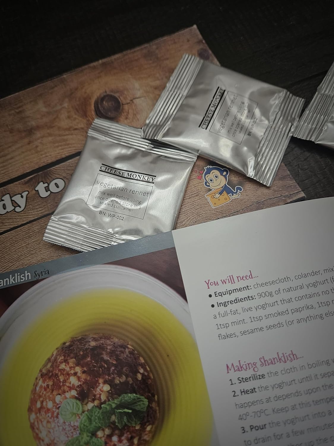 Cheese Making Kit - make 30 different Artisan Cheeses Basket - Image 3