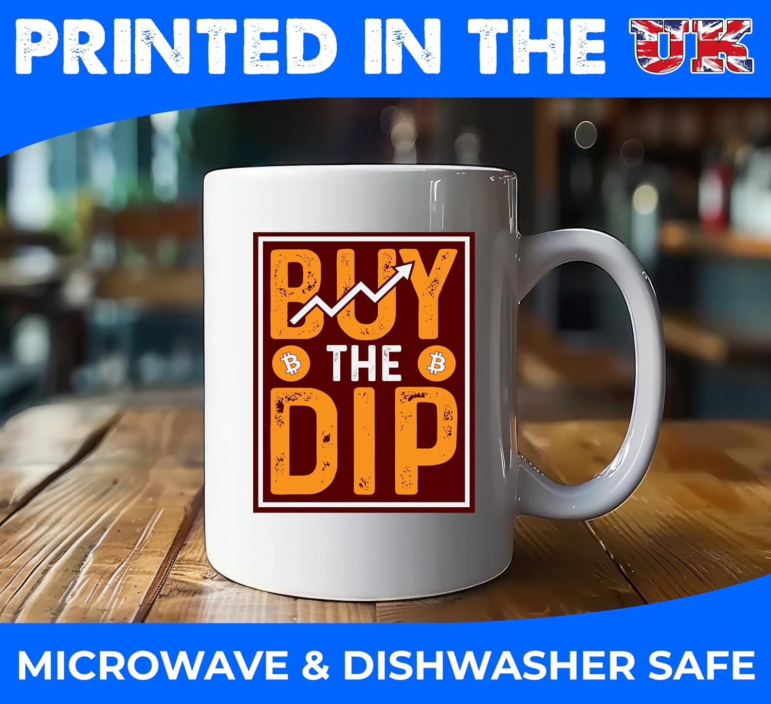 signkitsuk Funny 11oz Crypto Mug - 'Buy The Dip' Ceramic Coffee Mug for Cryptocurrency Traders, Bitcoin Enthusiasts, Blockchain Fans, and Digital Asset Investors - Image 6