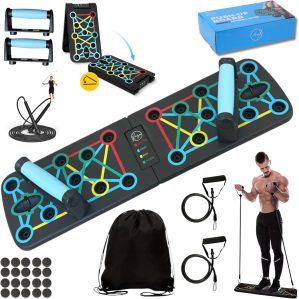 Push Up Board with Jump Rope | Mult...