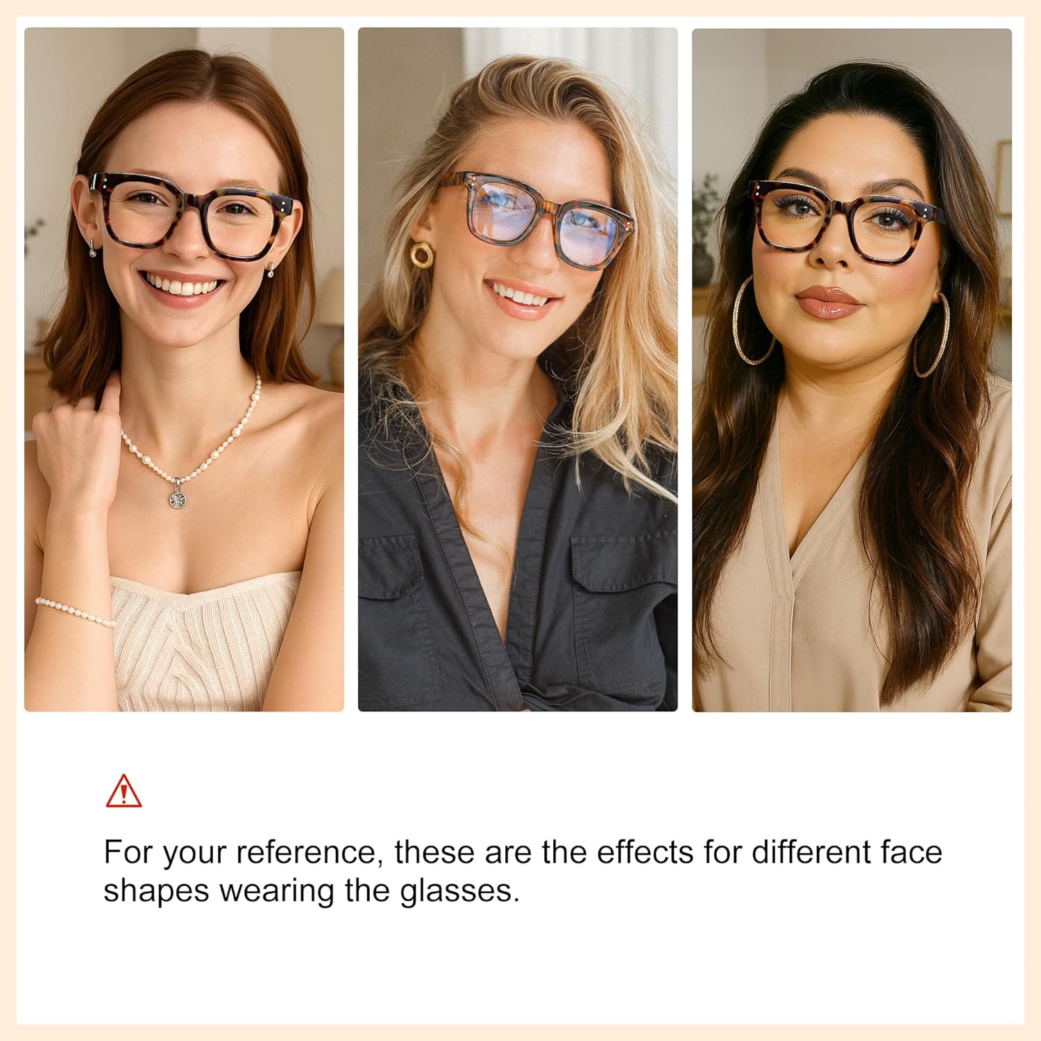 Madison Avenue Women Blue Light Glasses,Oversize Blue Light Glasses for Women, Anti Eyestrain & UV Protection Computer Eyeglasses (Tortoiseshell) - Image 3