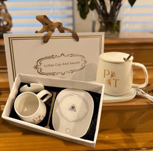 Smart Coffee Mug Set with Warmer Pl...