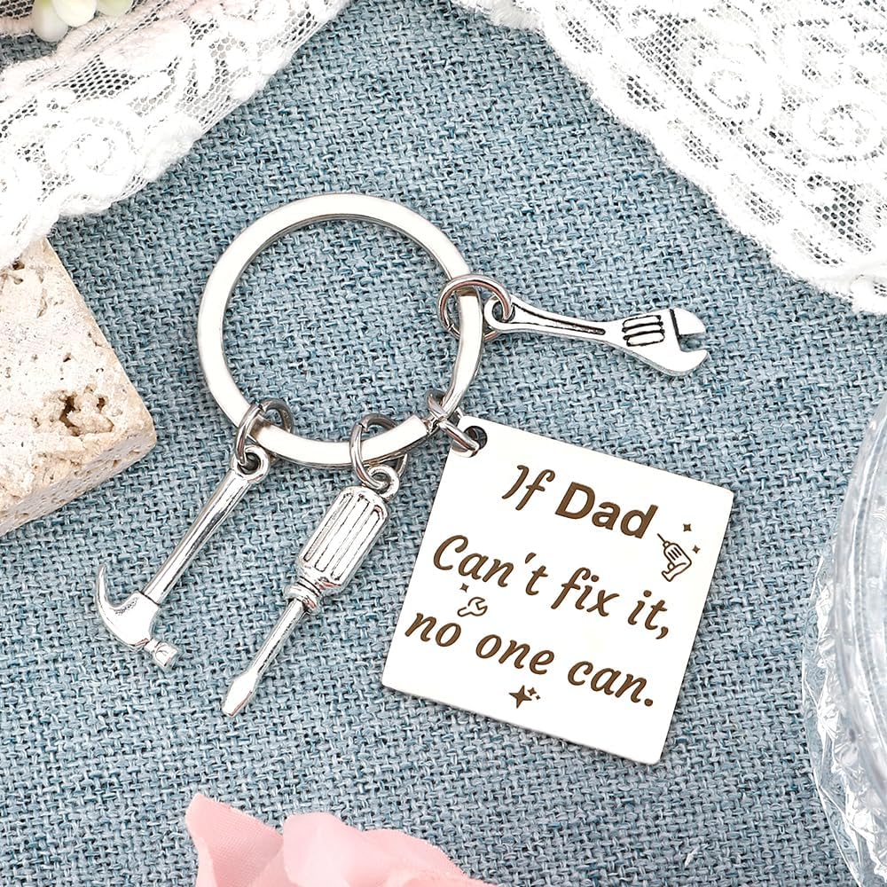 Dad Birthday Gifts Father's Day present for Daddy Birthday Gifts from Daughter Son,Ideas for Dad Keyring,Best Daddy Fathers Day Birthday Presents Christmas - Image 5