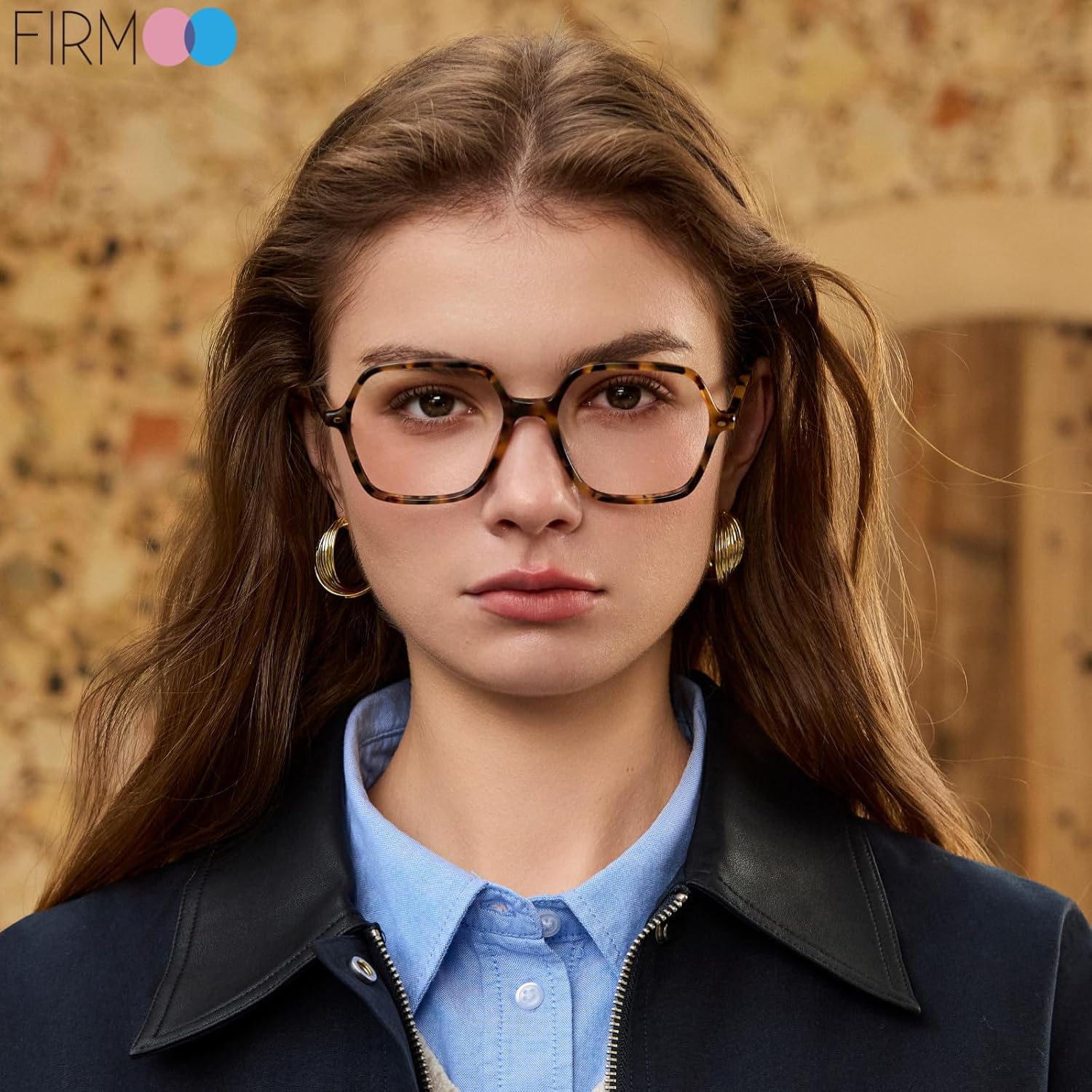 Firmoo Blue Light Blocking Glasses for Women/Men, Square Acetate Frame Computer Gaming Eyewear Anti Eyestrain UV400 - Image 3