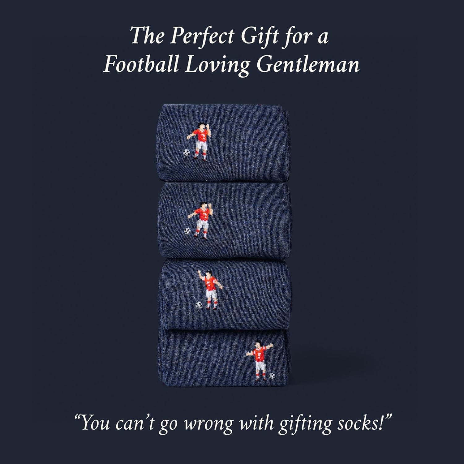 The Furious Footballer Socks - Funny Football Socks - Funny Football Gift for Men - 1 Pair, Size 7 to 12 - Fun Footballer Socks - Image 3