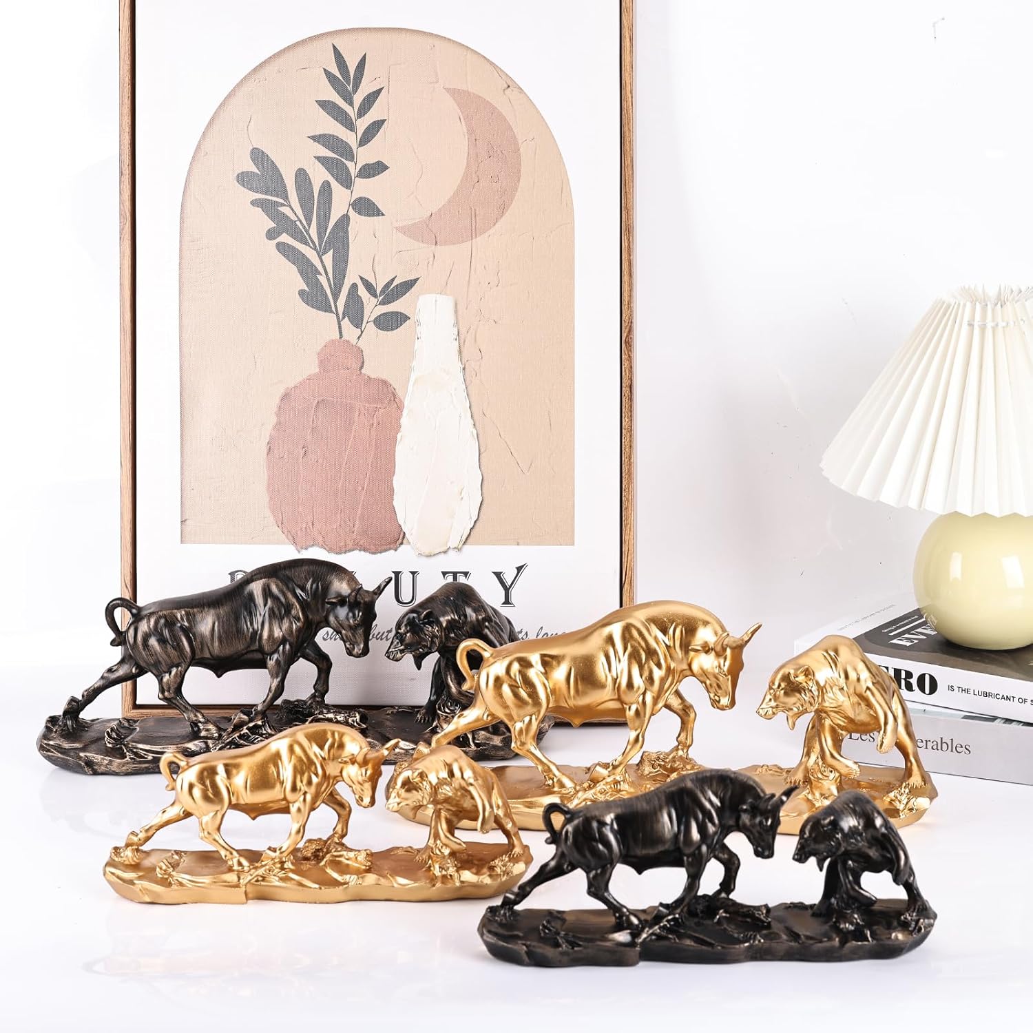 Bull Statue - Wall Street Charging Bull Decor for Finance Office, Stock Market Gifts & Forex Accessories - Image 9