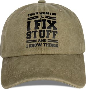 Jeasona Baseball Cap for Men Cotton...