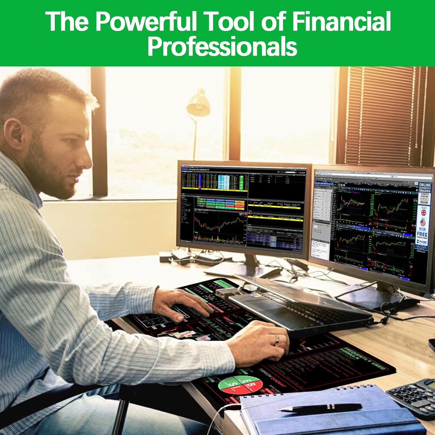 ProbTis Stock Market Mouse Pad, Investing Guidance for Beginners, Finance Gifts for Day Trader Investor, Large Desk Mat for Keyboard and Mouse, 35.4”x15.7” - Image 6