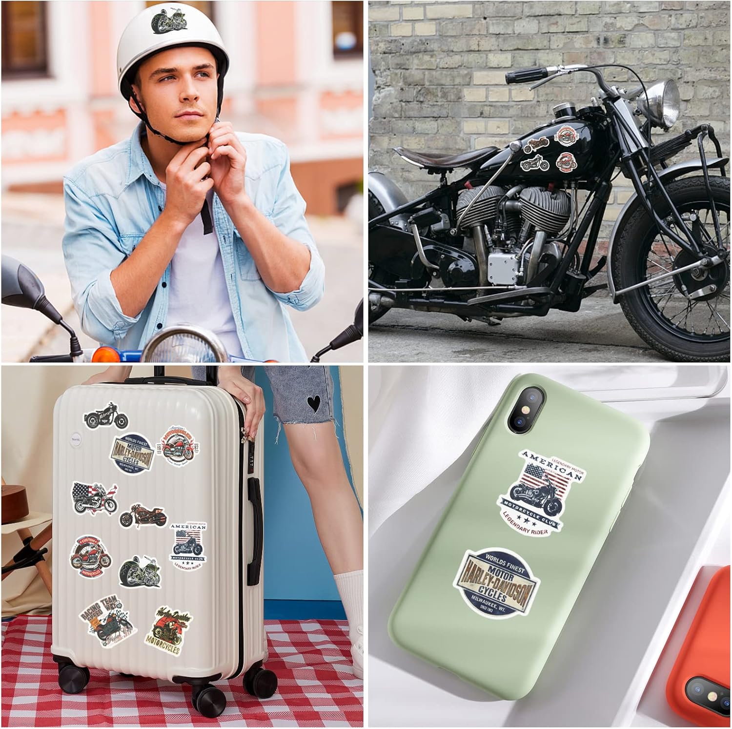 Motorcycle Beer Christmas Gifts for Men, Dad, Him, Unique Vintage Motorcycle Beer Bottle Opener Birthday Gift for Men Father Husband Boyfriend, Stocking Stuffers Gift from Daughter Son Wife - Image 4