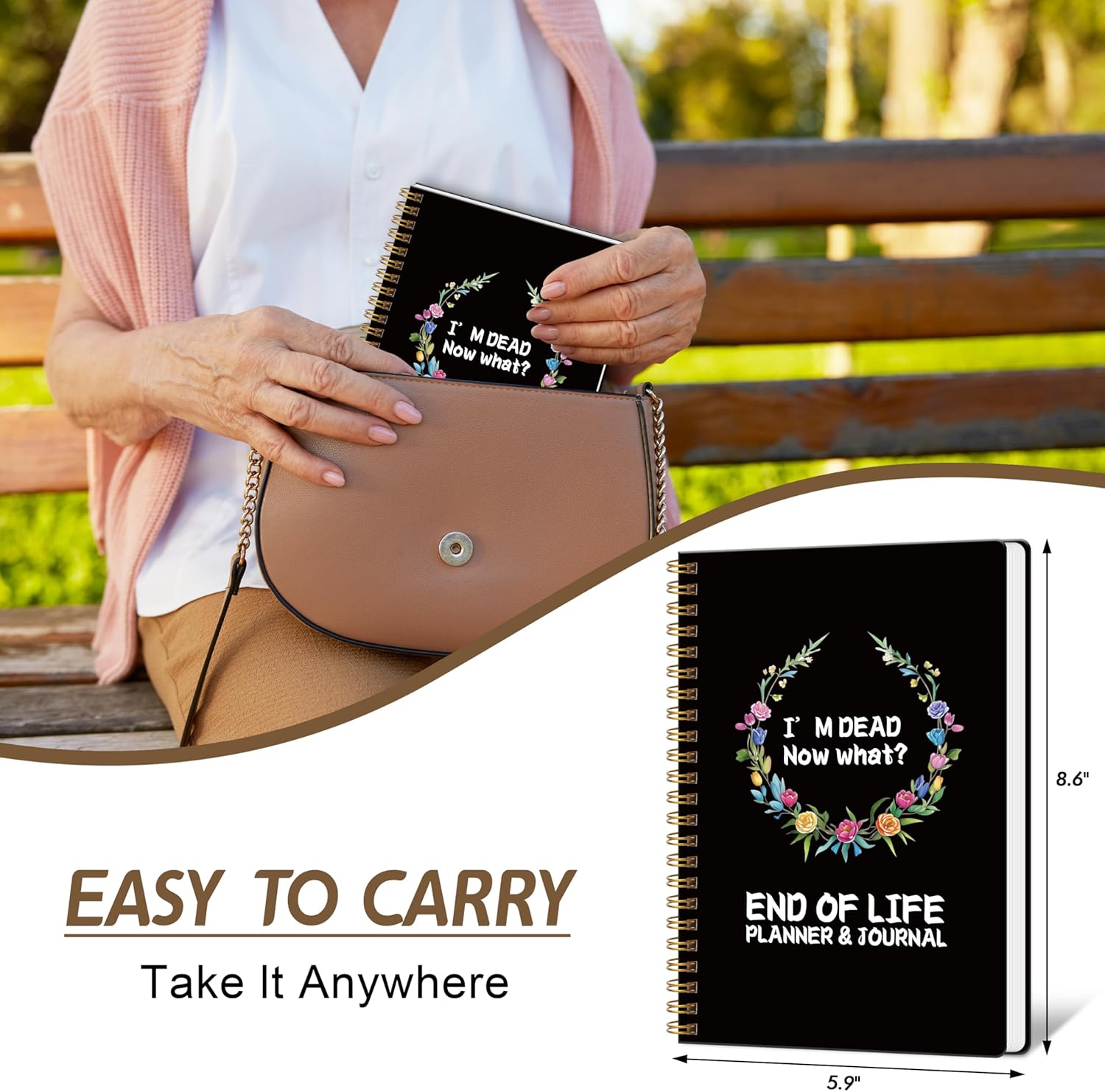 End of Life Planner UK, Now That I'M Dead, Guided Final Estate Arrangements, Planning Organizer Notebook for Last Wishes, Business Info 5.9"X8.6” - Image 7