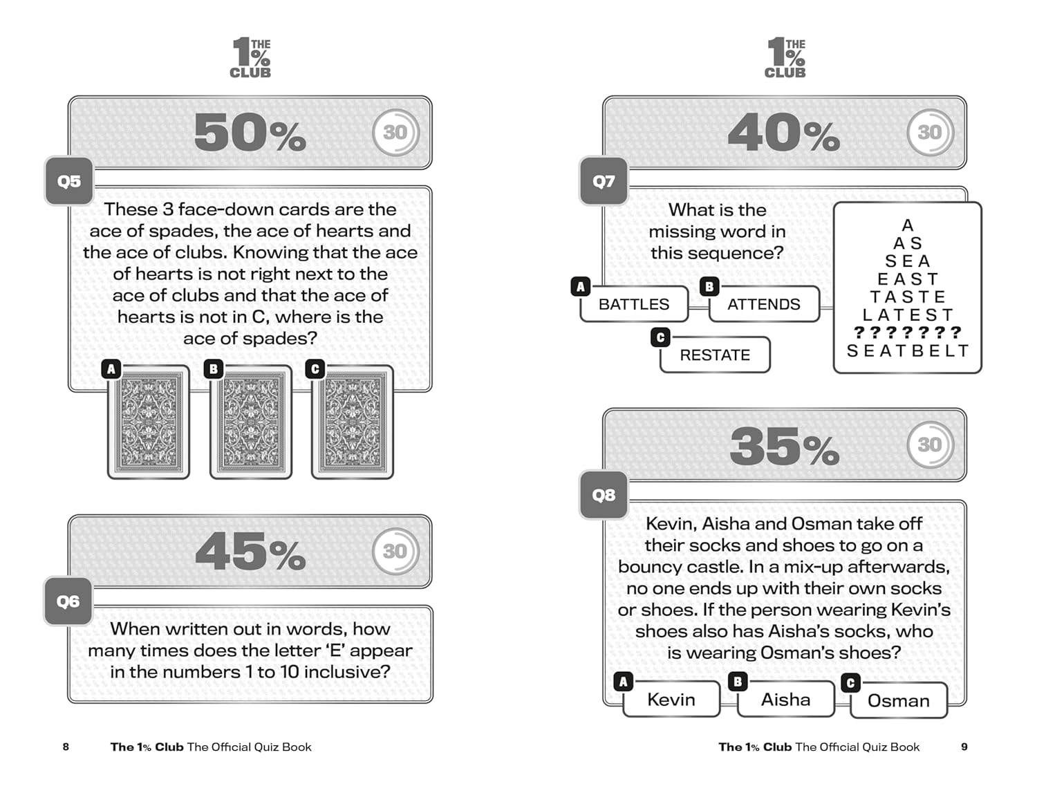 The 1% Club Book 1: The bestselling quiz book for everyone, as seen on TV - Image 3