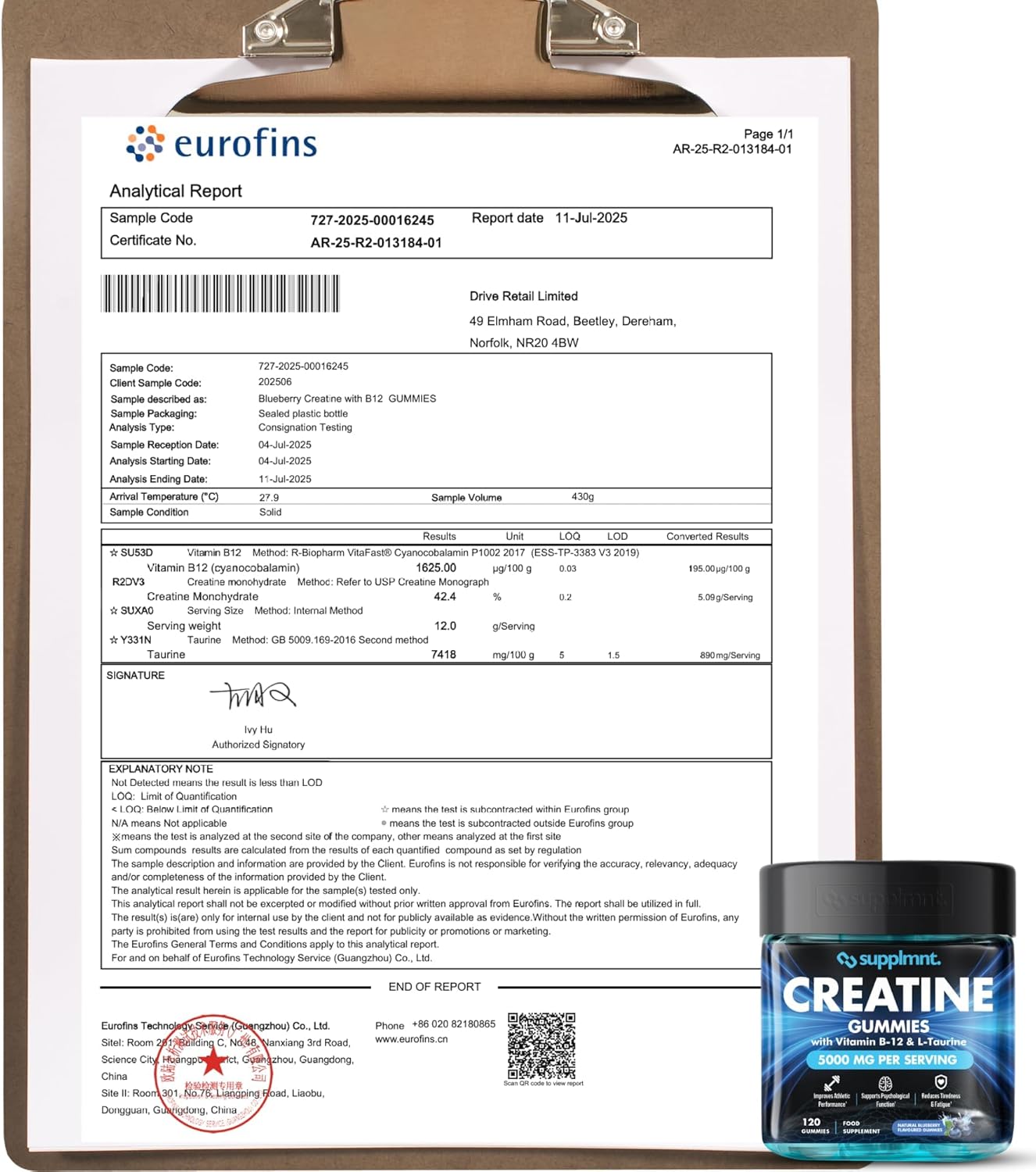 Creatine Gummies 5000mg Lab-Tested 120ct Max Strength Muscle Growth/Recovery Supplements for Men & Women Creatine Monohydrate B12 & L-Taurine Vegan Gym Pre Workout Gummies, (Blueberry) - Image 2