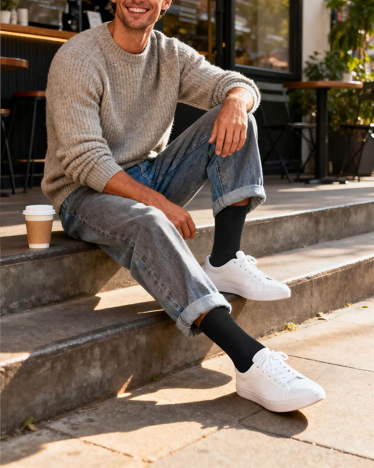 Jeasona Funny Gifts for Men Who Have Everything Birthday Father's Day Gift for Dad/Grandad/Husband/Boyfriend from Daughter/Son/Wife Funny Socks 9-11 Non-slip Cotton - Image 6