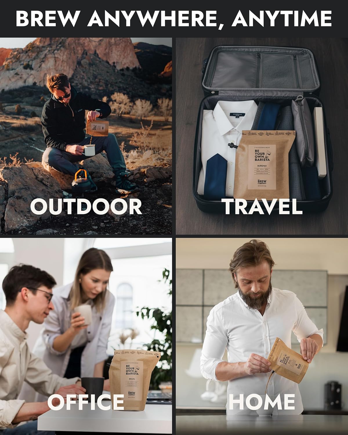 Original Gourmet Coffee Gift Set for Men & Women – 5 of The World’s Finest Single Estate Specialty & Organic Coffees | Brew & Enjoy Anytime, Anywhere | Hamper Style Letterbox Gift Idea for Him & Her - Image 5