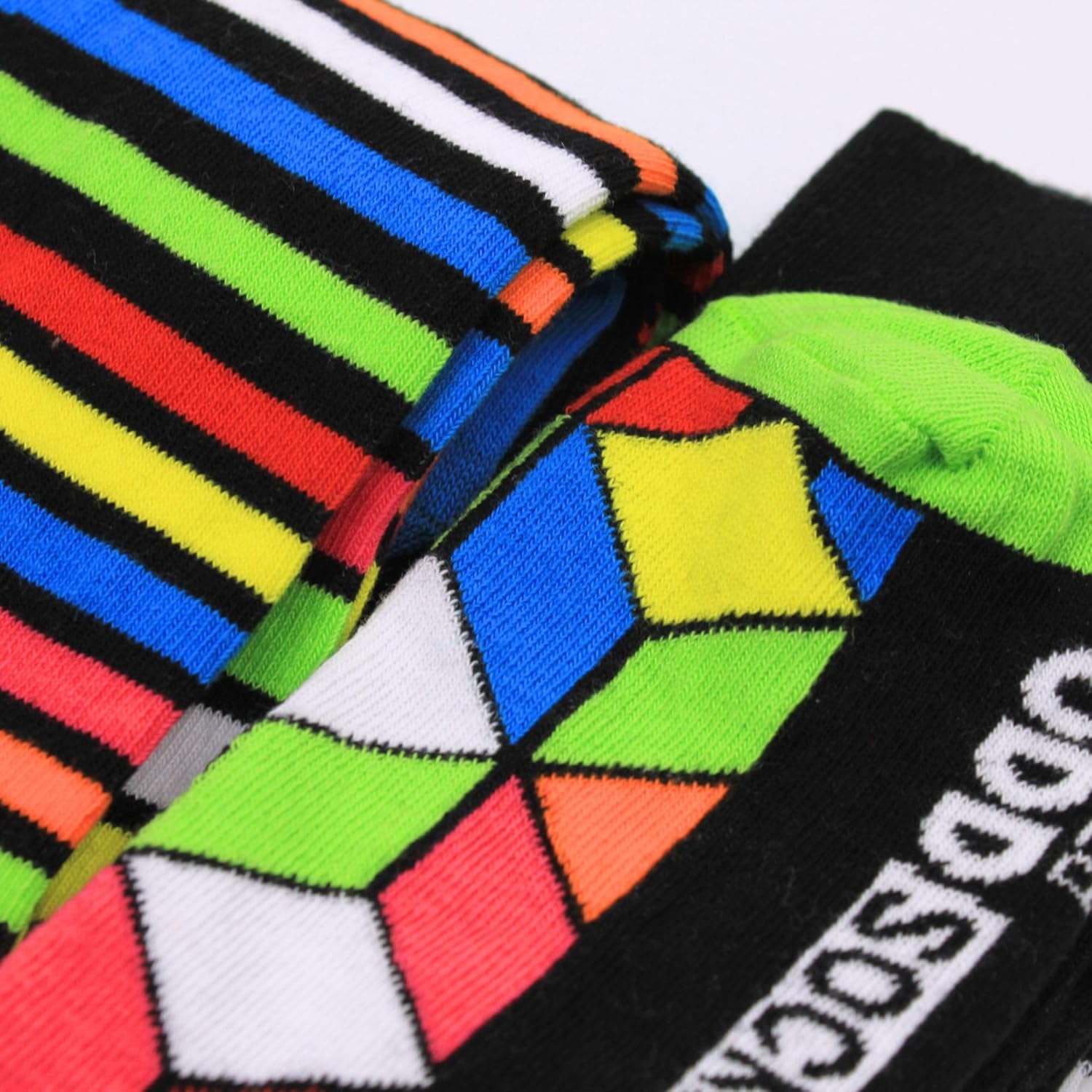 United Oddsocks Socks Addict – 6 Unique and Quirky Mix & Match Novelty Socks for Men, Gift Box, Fun and Playful Present for Sock Lovers, Birthday, Christmas, Father’s Day - UK 6-11, EUR 39-46, US 7-12 - Image 7