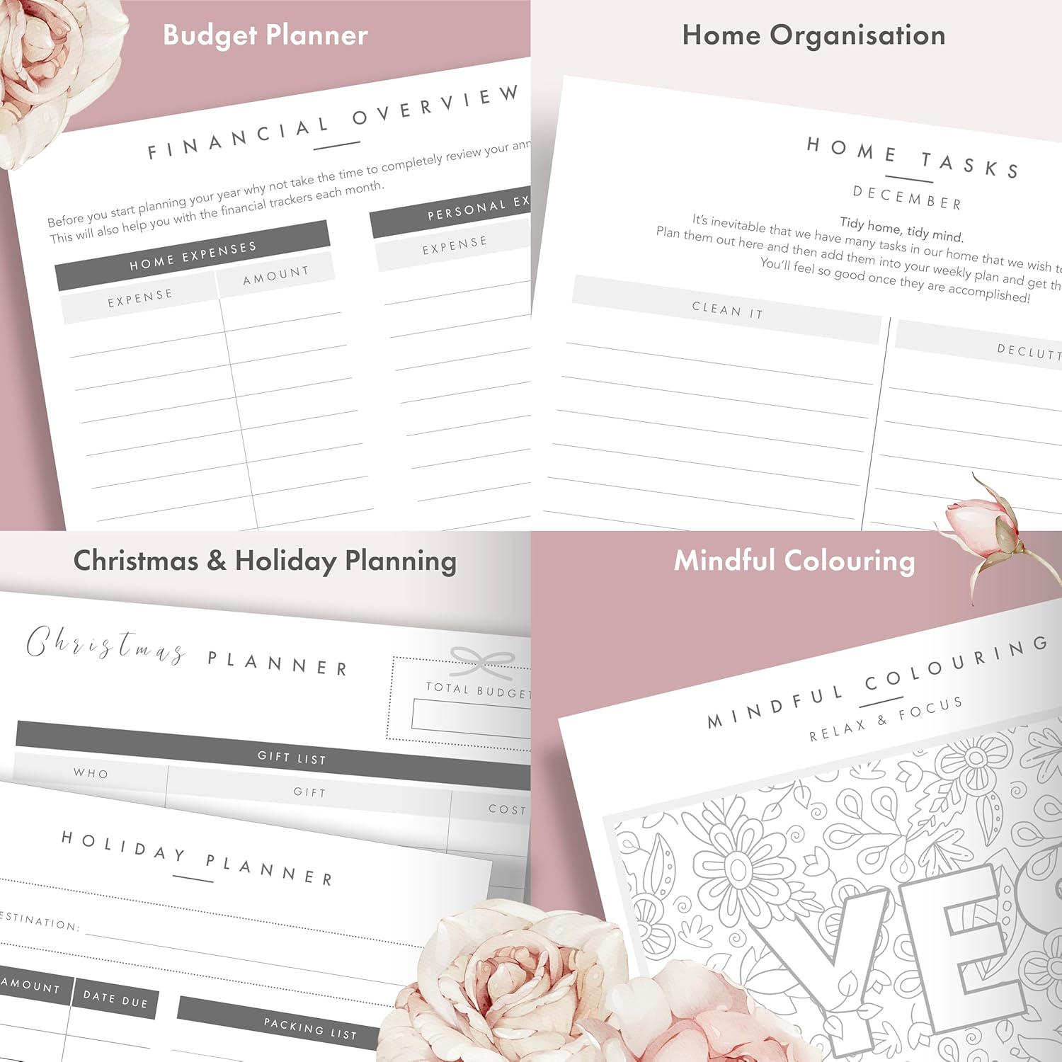 2026 Productivity & Lifestyle Planner by Perfect Planner Company. Weekly & Monthly Diary with Goals, Habit Tracker & Time Management to Organise Life, Wellbeing & Health. 222 Stickers - Image 8