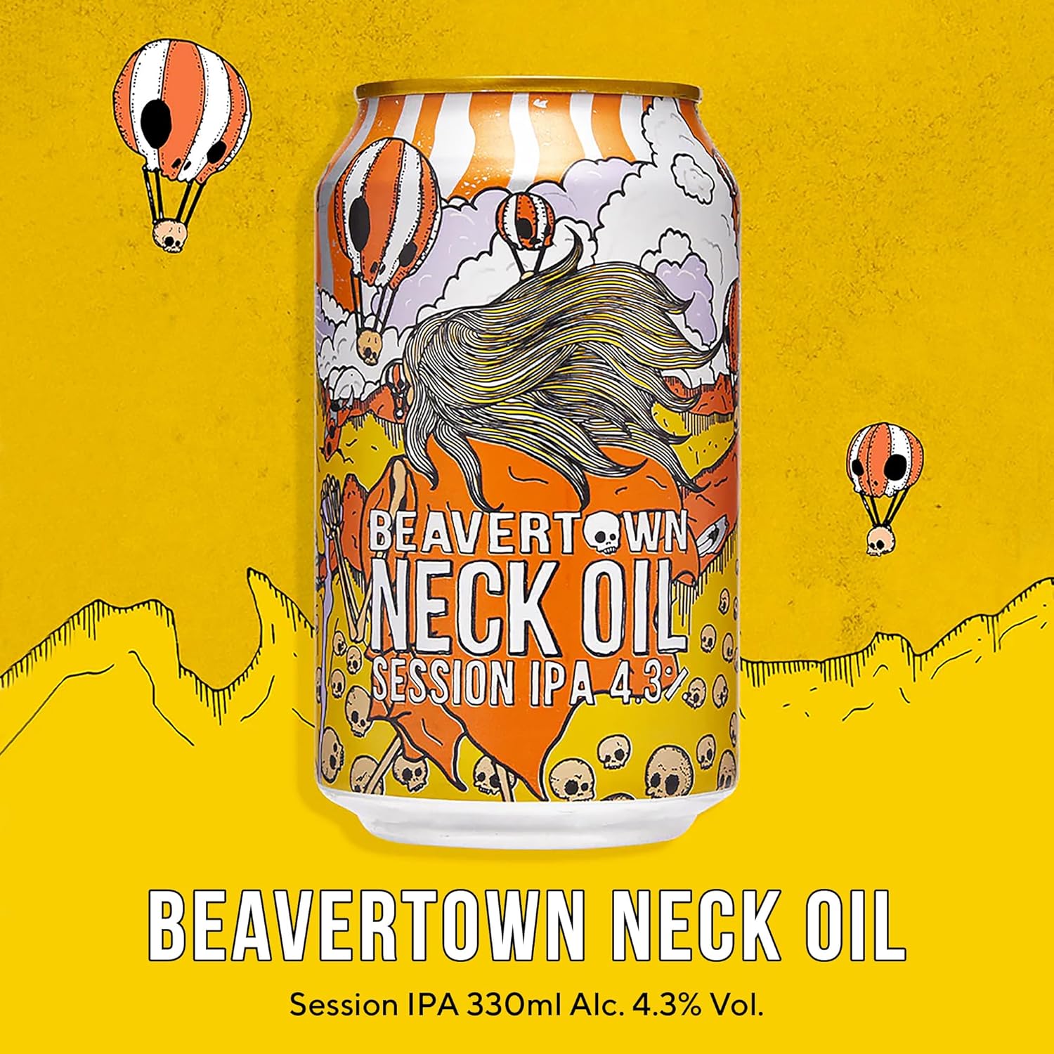 Beavertown IPA Beer Gift Set & Glass - Neck Oil, Gamma Ray, Cosmic Drop Berry, London Craft Beer Gift for Men - 3x 330 ml Cans & Iconic Beavertown Glass - Pale Ale & Fruity Beers Selection, Valentines - Image 3