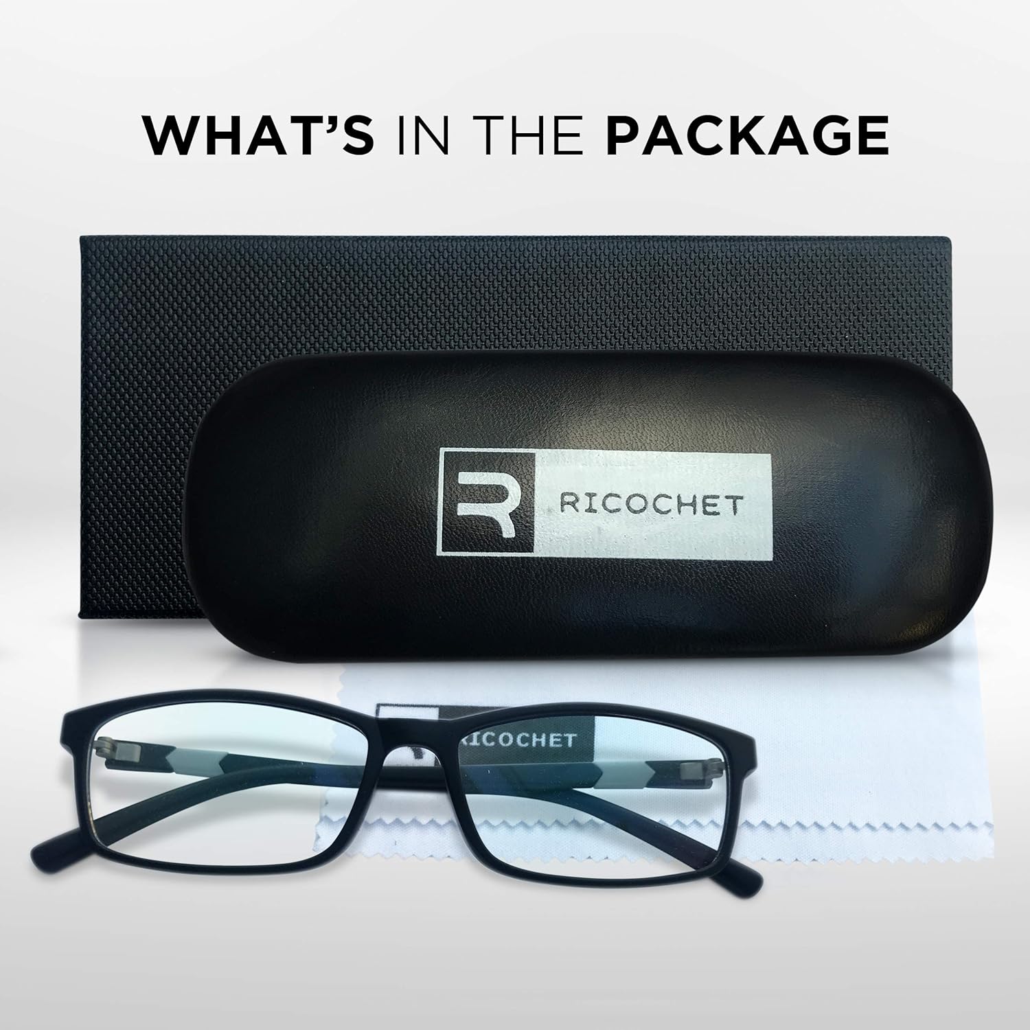 Ricochet® Blue Light Blocking Glasses -UK Designed Technologically Advanced Blue Light Glasses for Computer or Gaming Safety. Unisex Designer Glasses in Cool Graphite Black - Image 7