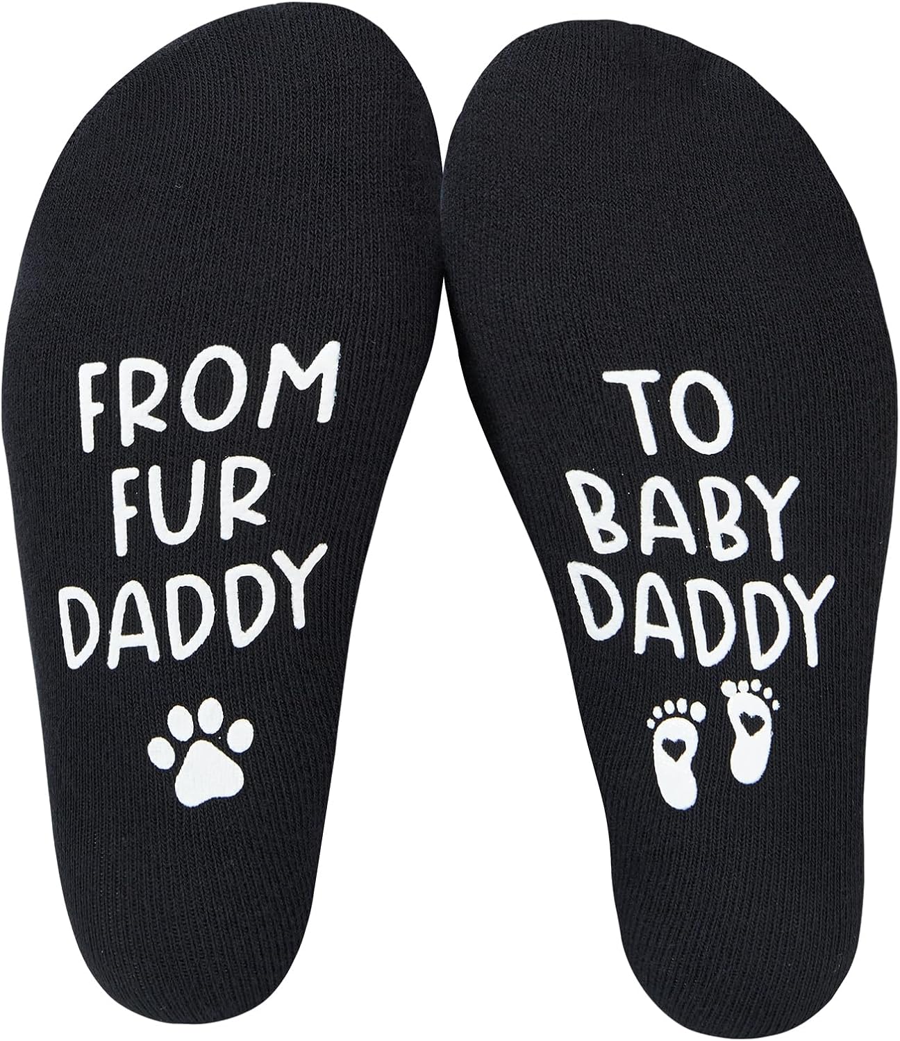 From Fur Daddy To Baby Daddy Gifts, New Baby Dad Socks, Soon To Be Parents Gift, Pregnancy Announcements, Future Dads Gifts, First time Dad