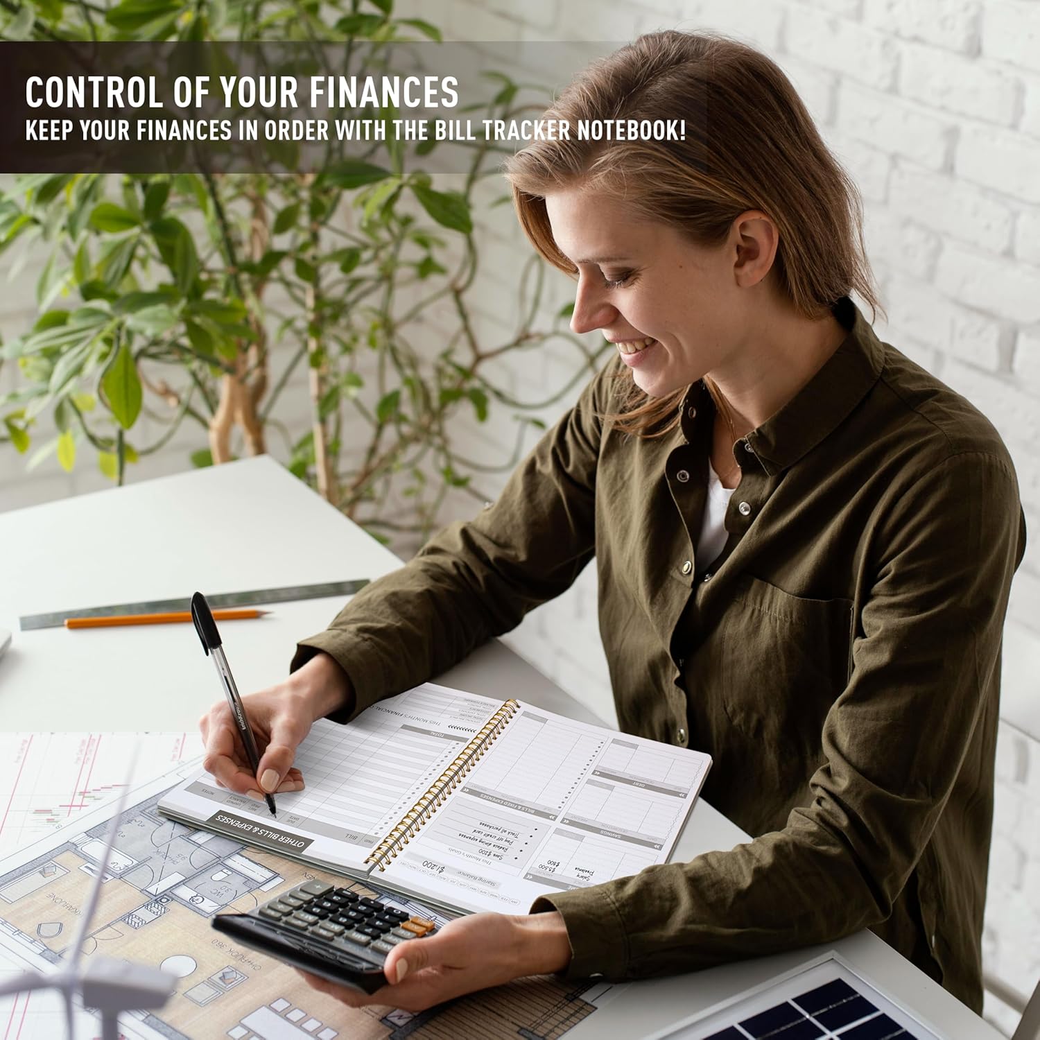 Monthly Bill Payment Checklist & Financial Planner Notebook – 4-Year Budget Organizer with 960 Bill Records, Income & Expense Tracker, Debt Payoff Log, and Savings Goals - Brown - Image 7