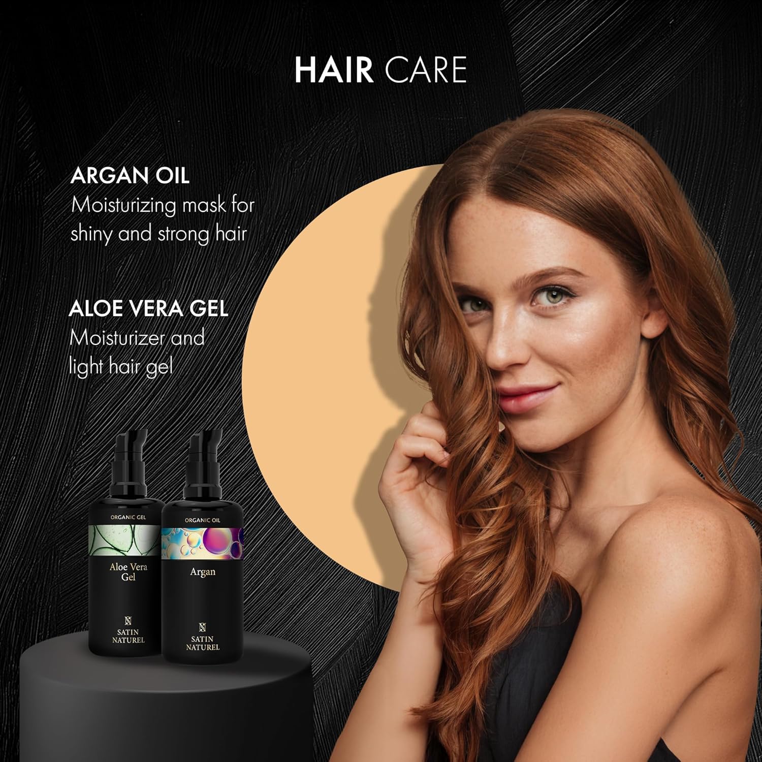 Satin Naturel Luxury Gift Set for Women – 5x30ml Skincare Bundle with Hyaluronic Acid Serum, Vitamin C Serum, Aloe Vera Gel, Argan Oil & Moisturiser – Skincare Set for Her in Premium Gift Box - Image 6