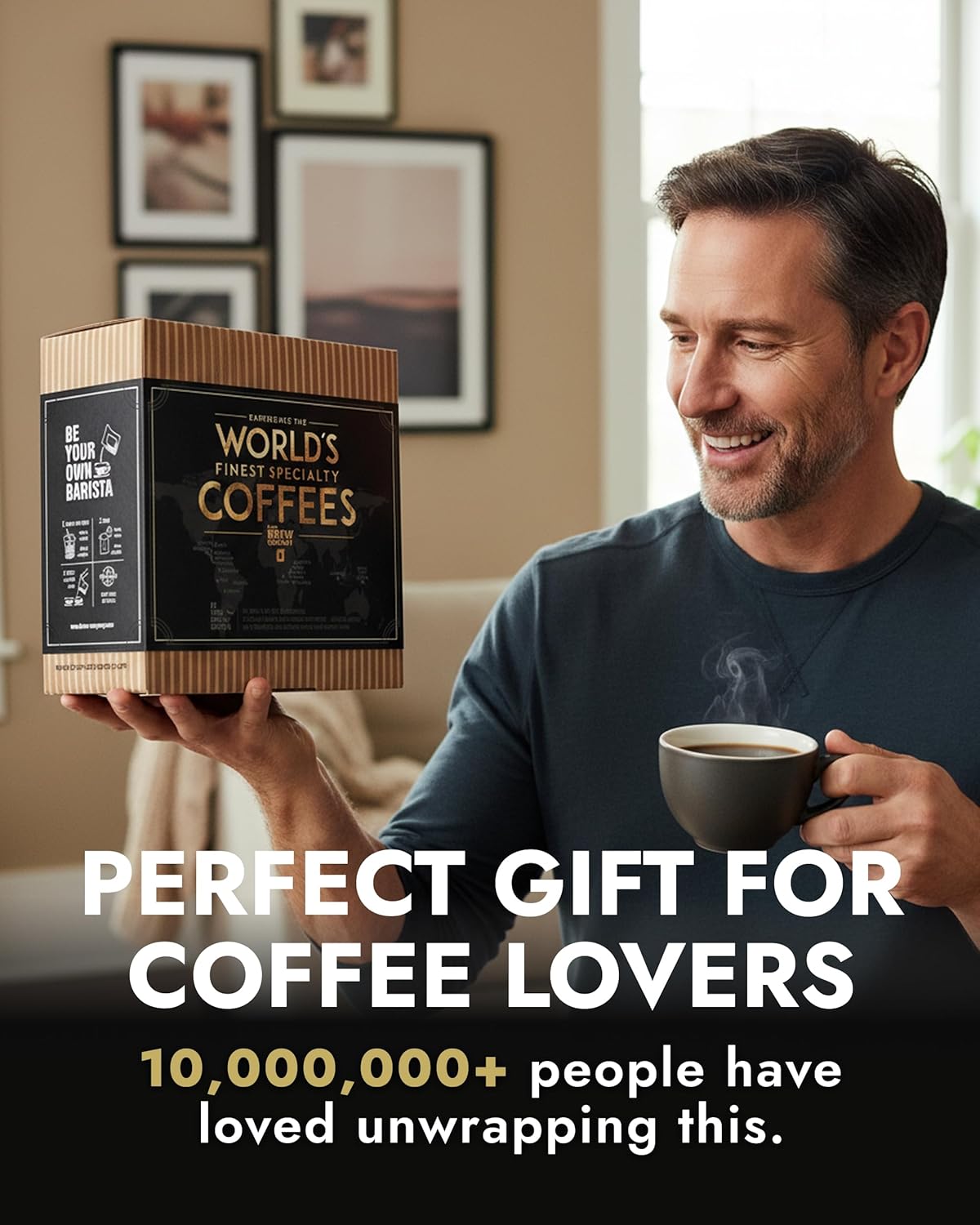 Original Gourmet Coffee Gift Set for Men & Women – 5 of The World’s Finest Single Estate Specialty & Organic Coffees | Brew & Enjoy Anytime, Anywhere | Hamper Style Letterbox Gift Idea for Him & Her - Image 2