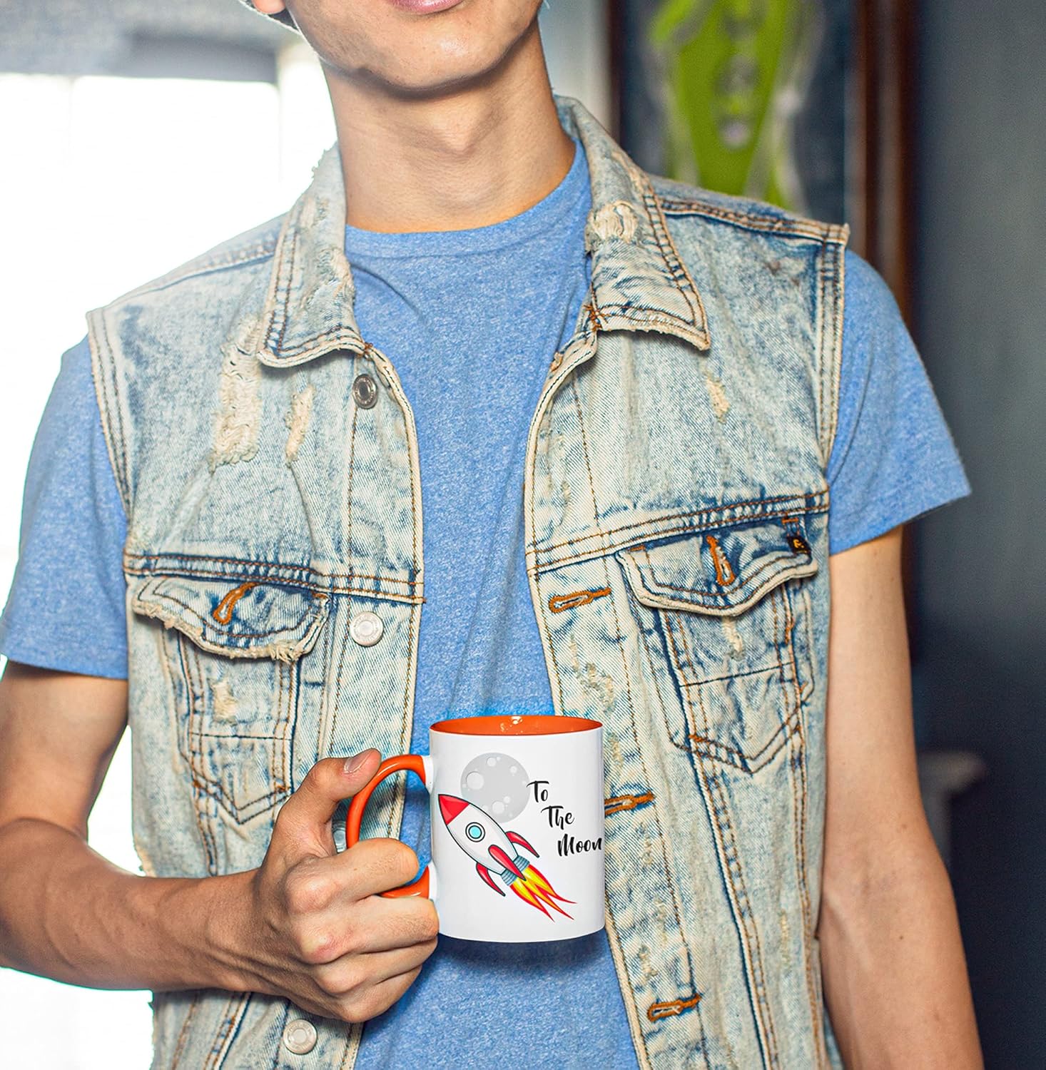 Cryptocurrency Bitcoin Mug Siba Inu Personalised To The Moon White Ceramic Mug 11 oz Original Gifts (Shiba Orange) - Image 5