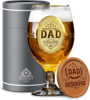Personalized Beer Glass Birthday Gi...