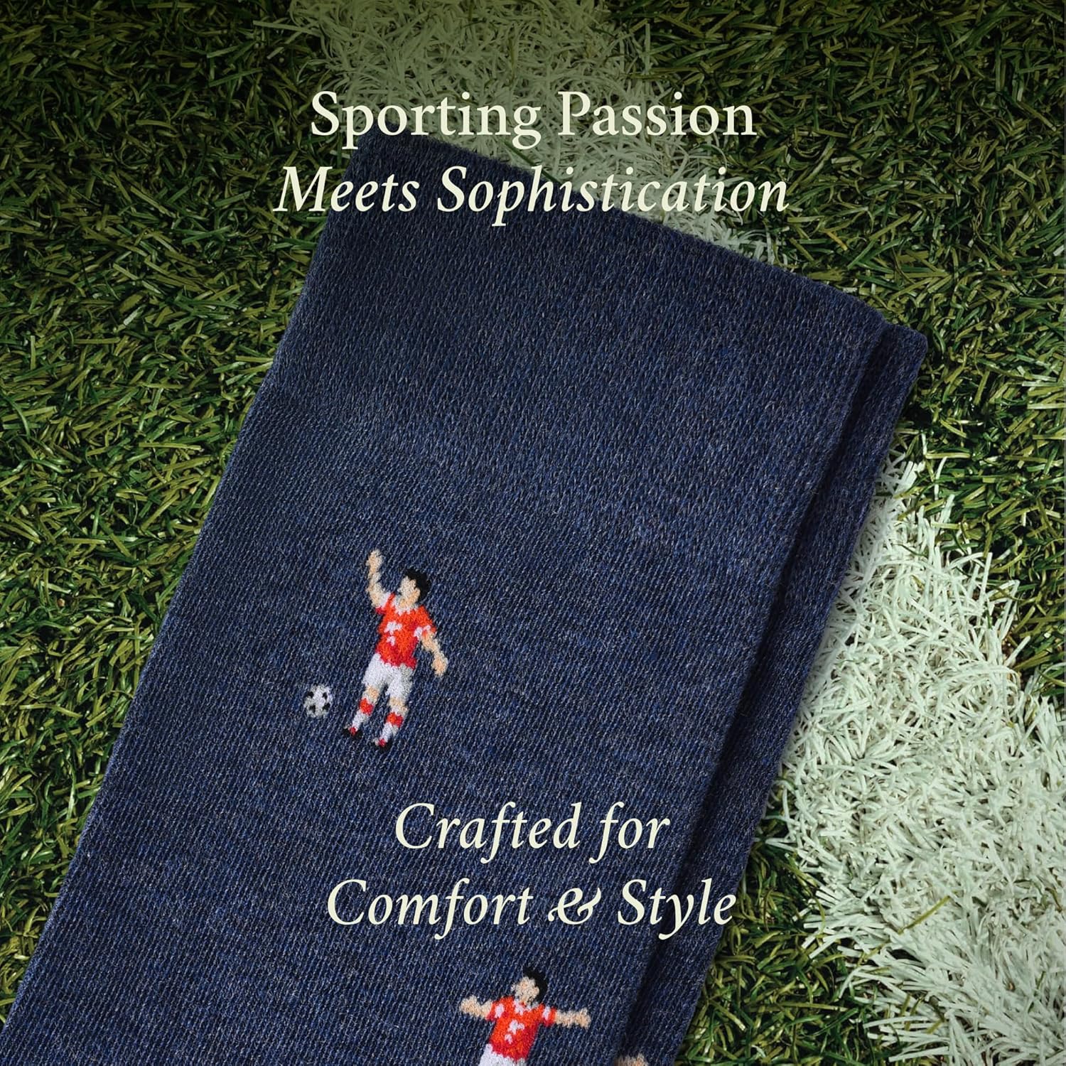 The Furious Footballer Socks - Funny Football Socks - Funny Football Gift for Men - 1 Pair, Size 7 to 12 - Fun Footballer Socks - Image 6