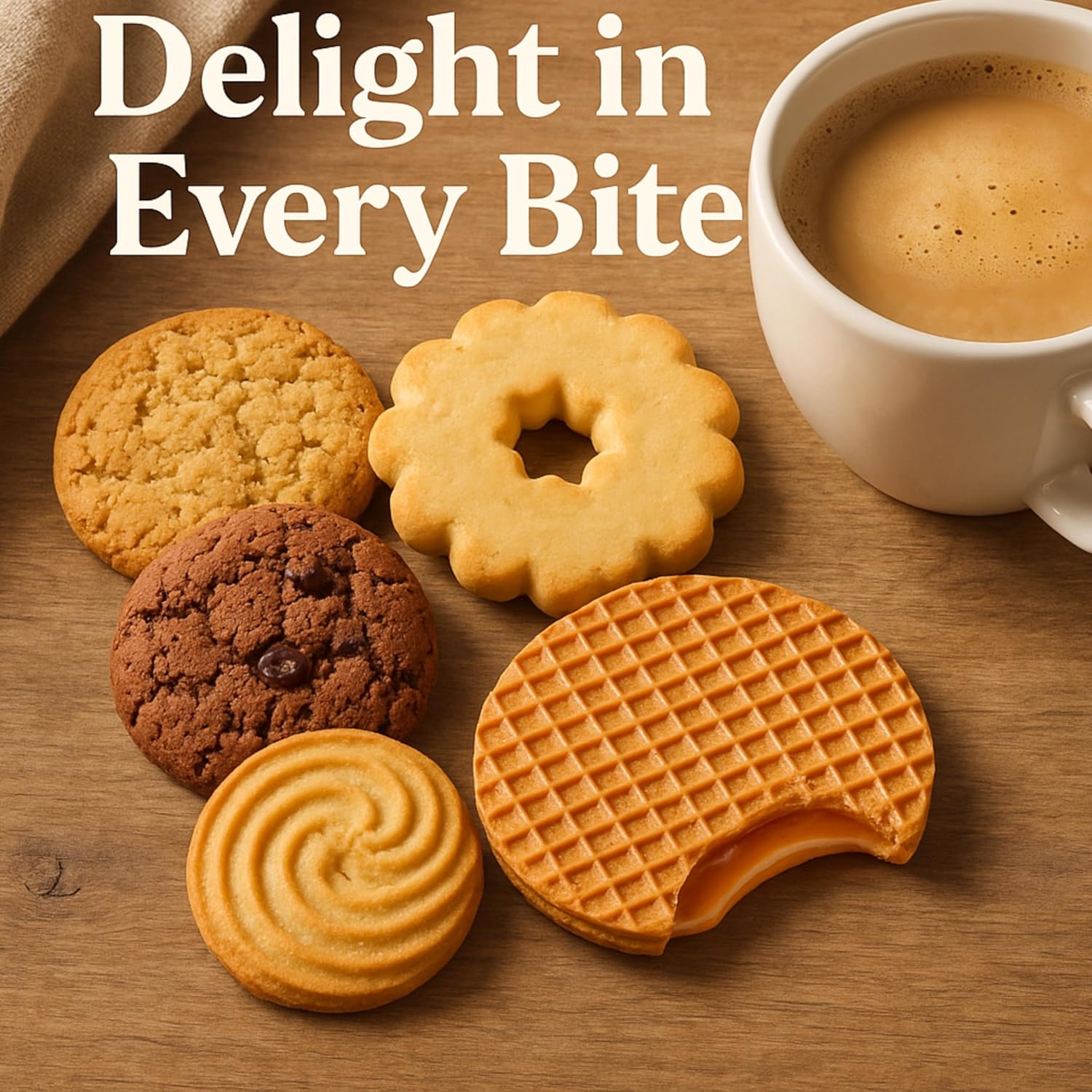 Coffee Gift Set Bundle With x8 Paddy and Scotts Coffee Bags, x2 Jumbo Stroopwafels and Border Biscuits Individually Wrapped - Women and Mens Hampers Gift Sets - Image 7