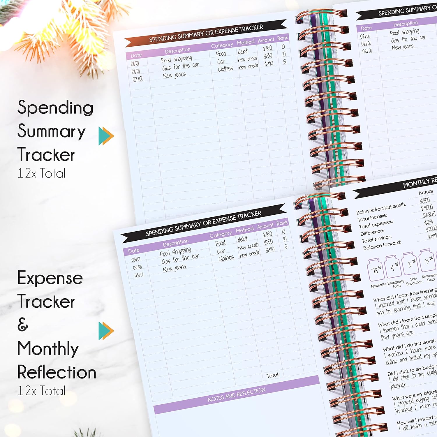 Budget Planner and Monthly Bill Organizer + Cash Envelope Buget Sytem | Finance Planner, Bill Payment Tracker & Money Saving with Panduo App | Money Mindset Journal for Attracting Financial Abundance - Image 8