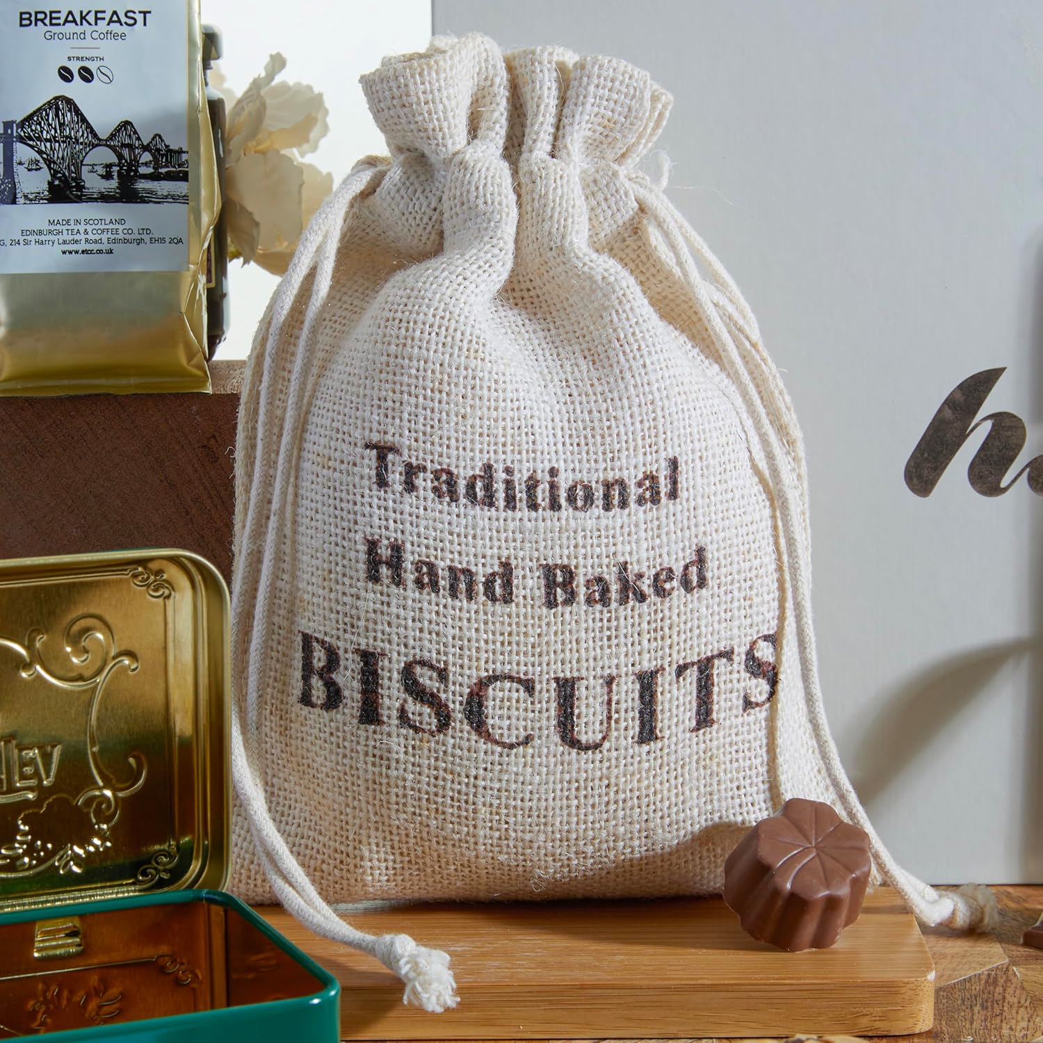 Traditional Treats Gift Hamper | Premium Chocolate, Biscuits, Cake, Coffee, Tea & Fudge | Gourmet Food Hamper for Men & Women | Luxury Gift for Birthdays, Thank Yous & Father's Day - Image 6