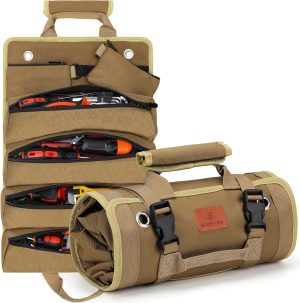 Tool Bag, Roll Up Small Tools Box S...