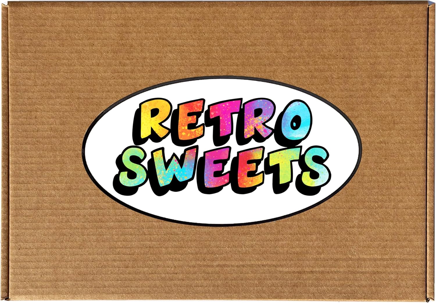 Retro Sweets Gift Box. Packed with Sweet. Hamper Letterbox Gift for Women, Men & Kids. Perfect Present for Get Well Soon, Birthday, Thank You, Fathers Day - Image 5