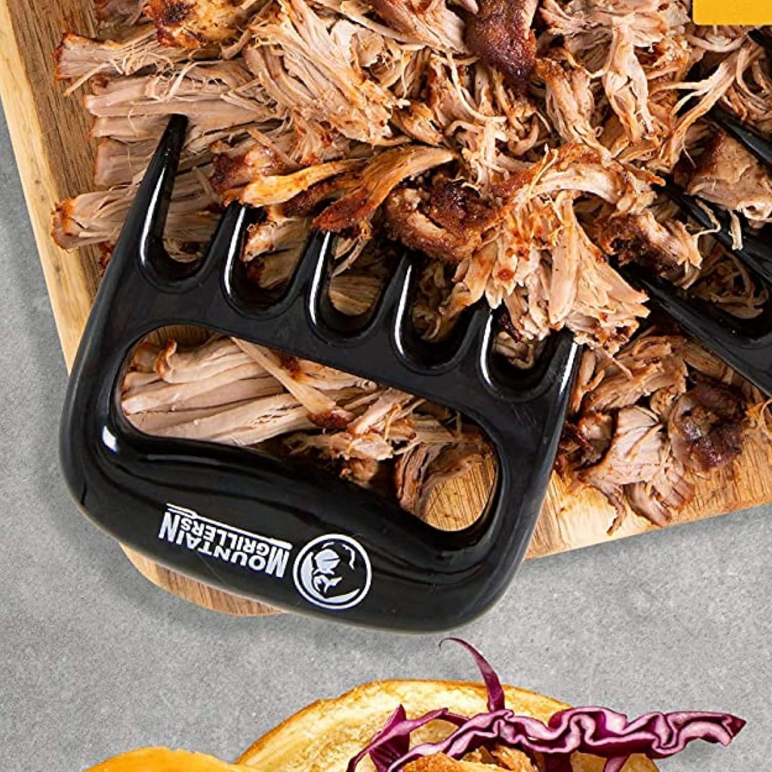Mountain Grillers Meat Claws Meat Shredder for BBQ - These are The Meat Claws You Need, BBQ Gifts for Men - Pulled Pork, Chicken Shredder Claws x 2 for Barbecue, Smoker, Grill (Black) Bear Claws - Image 8