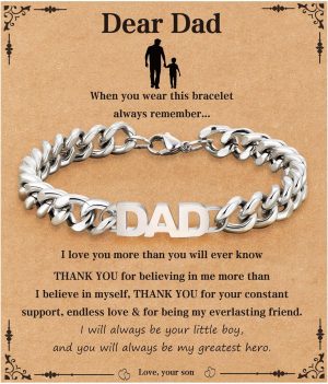 Aretas Mens Bracelet Gifts for Dad ...