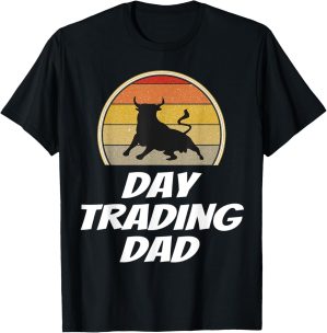 Mens Funny Day Trading Dad Shirt St...
