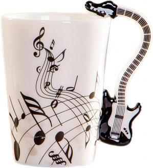 8.5oz Creative Music Mug Violin Sty...