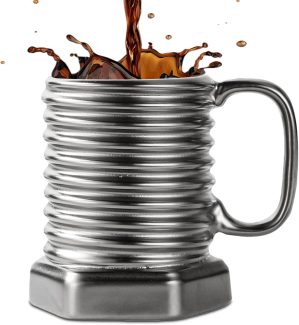 Mechanical Bolt Coffee Mug, 3D Scre...