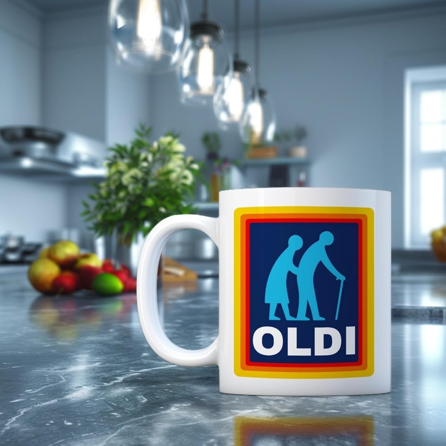 Oldi Couple Mug—A Novelty Old Large Mug with Heavy Duty Handle, Dino Coated and Sublimation Ceramic, Perfect for Birthdays, Christmas, and Other Celebrations as a Funny Gift (Oldi Couple, White) - Image 5