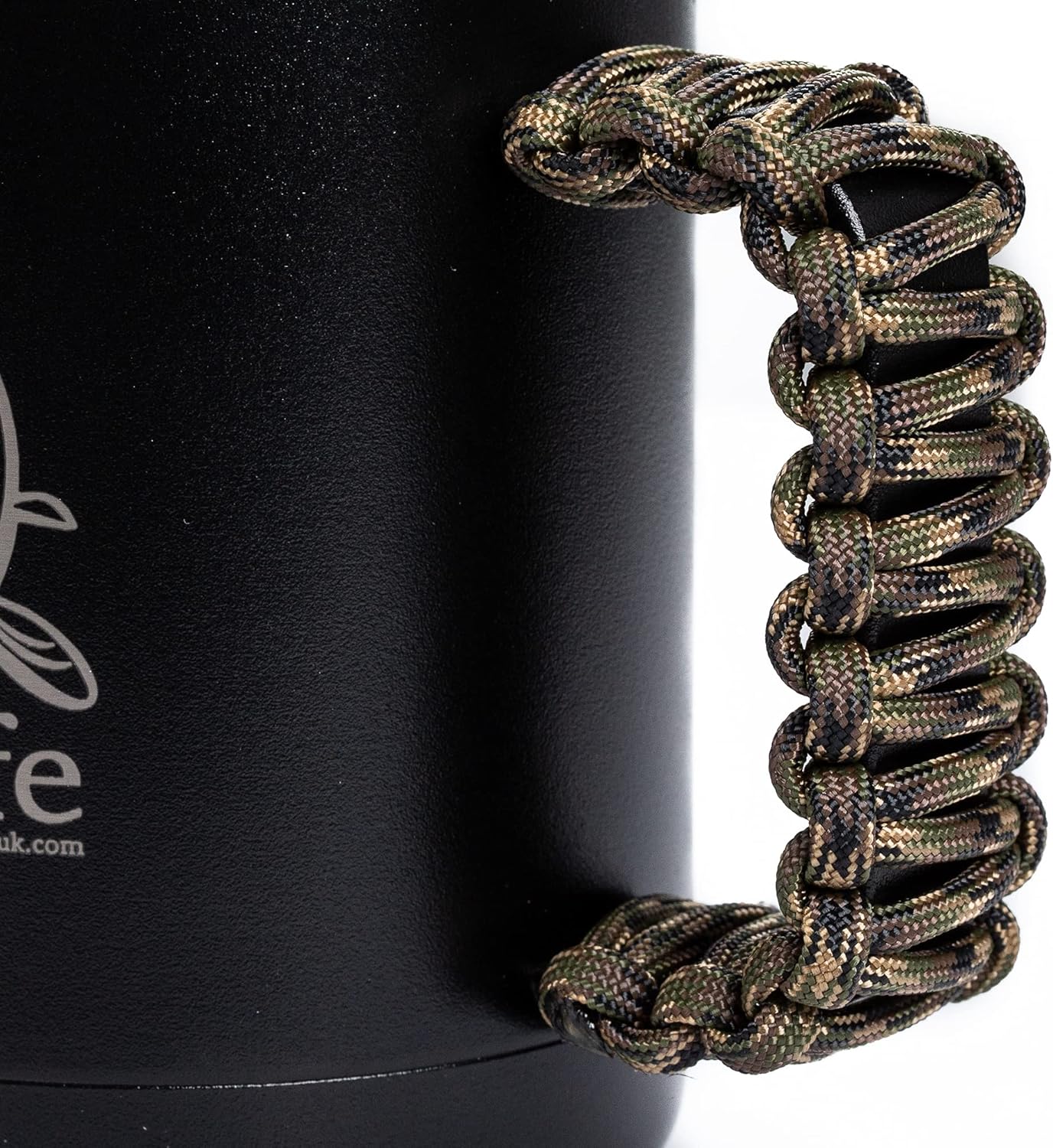 CarpLife Thermal Fishing Mug, Lid & Spoon - Stainless Steel Thermal Mug with Lid and Handle – Insulated Travel Cup, Fishing Cup with Etched Spoon – Portable Coffee Tea Brew Kit for Hot & Cold Drinks - Image 4