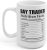 Tea Mug Day Trader Nutritional Facts 330Ml Mug Ceramic Durable Drinkware for Cappuccino Milk Syrup
