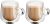 Judge Double Walled Glass Coffee Cups, Set of 2 Latte Glasses, 275 ml Each, Handmade Insulated Borosilicate Glass